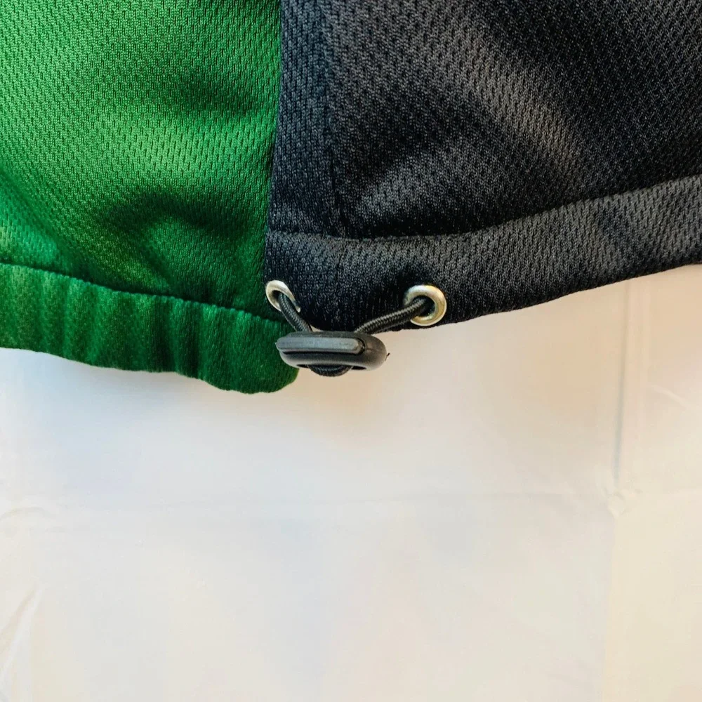 Tigers Quarter Zip Pullover Mens Large Green Gray Athletic‎ Jacket #13